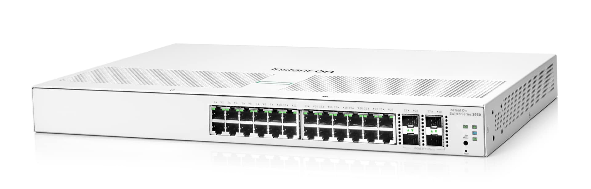 HPE Networking Instant On 1930 24G 4SFP/SFP+ Switch - switch - 28 ports - managed - rack-mountable