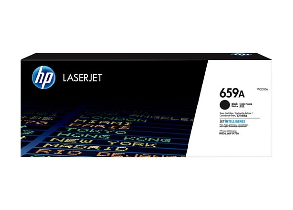 HP 659A (W2010A) Original Standard Yield Laser Toner Cartridge - Black - 1 Each - 16000 Pages HP 659A (W2010A) Original Standard Yield Laser Toner Cartridge - Black - 1 Each - 16000 Pages