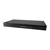 Transition Networks SM24TAT4XB - switch - 24 ports - managed - rack-mountab
