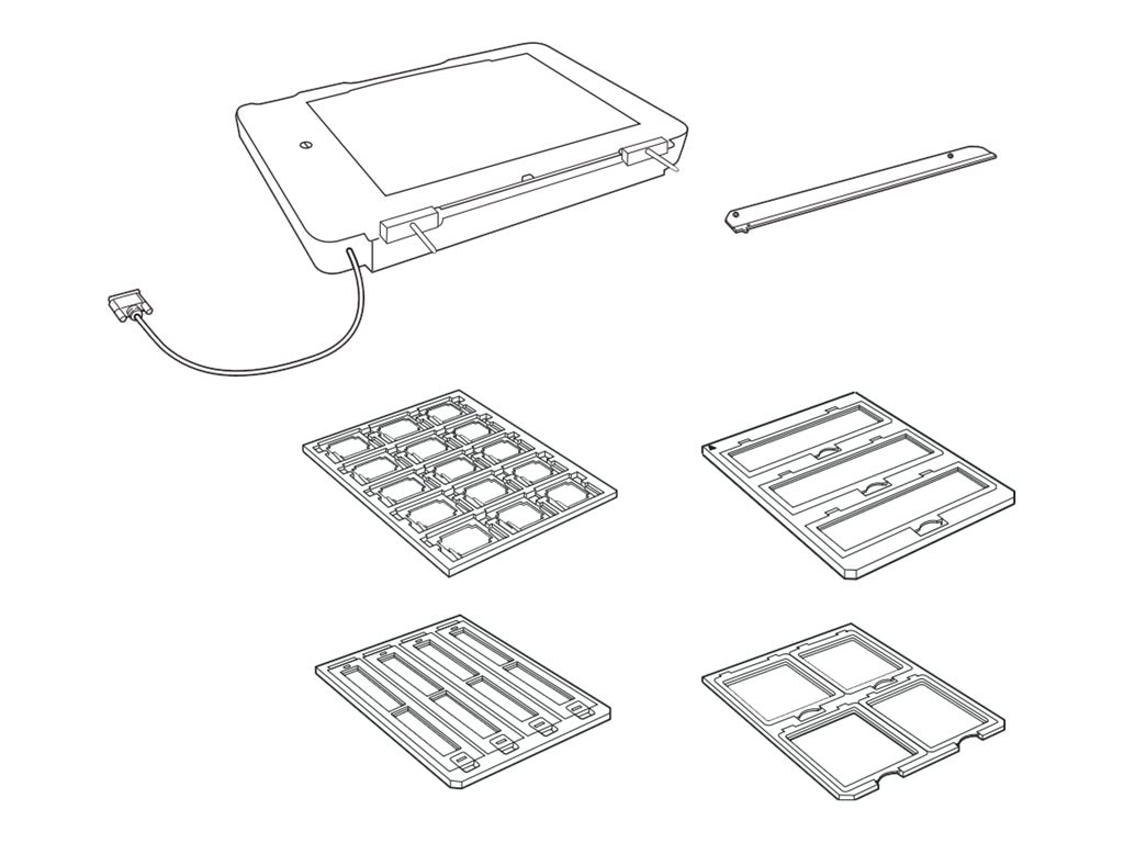 Epson scanner transparency adapter