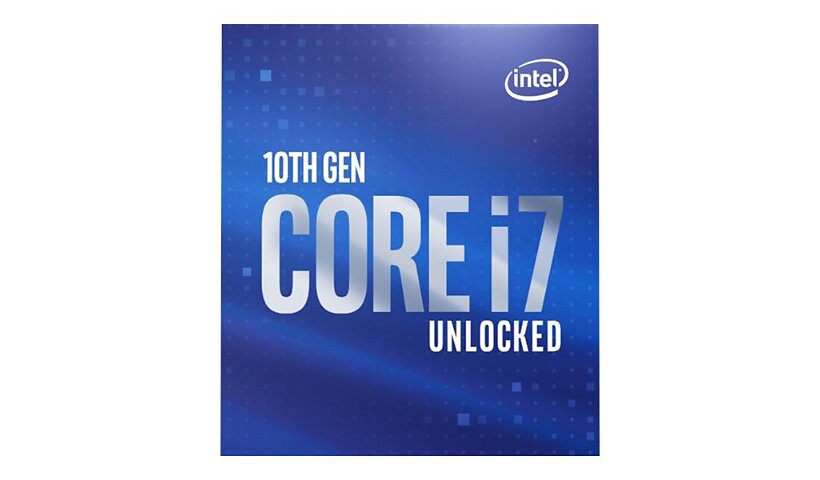 Intel Core i7 10700K / 3.8 GHz processor - Box (without cooler)