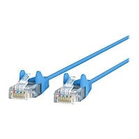 Belkin Cat6 Slim 28AWG Snagless Ethernet Patch Cable - Blue - 1ft