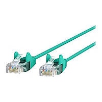 Belkin Cat6 1ft Slim 28 AWG Green Ethernet Patch Cable, UTP, Snagless, Molded, RJ45, M/M, 1'