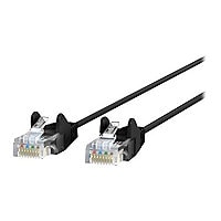 Belkin Cat6 12ft Slim 28 AWG Black Ethernet Patch Cable, UTP, Snagless, Molded, RJ45, M/M, 12'