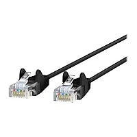 Belkin Cat6 50ft Slim 28 AWG Black Ethernet Patch Cable, UTP, Snagless, Molded, RJ45, M/M, 50'