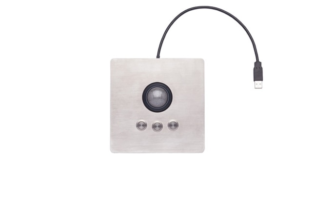 iKey Panel Mount Industrial Optical Trackball