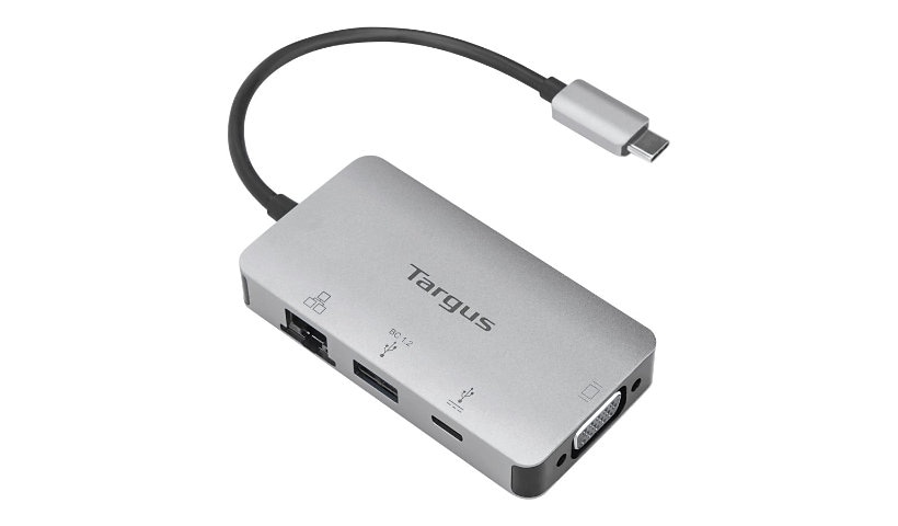 Targus USB-C DP Alt Mode Single Video VGA Docking Station with 100W PD Pass