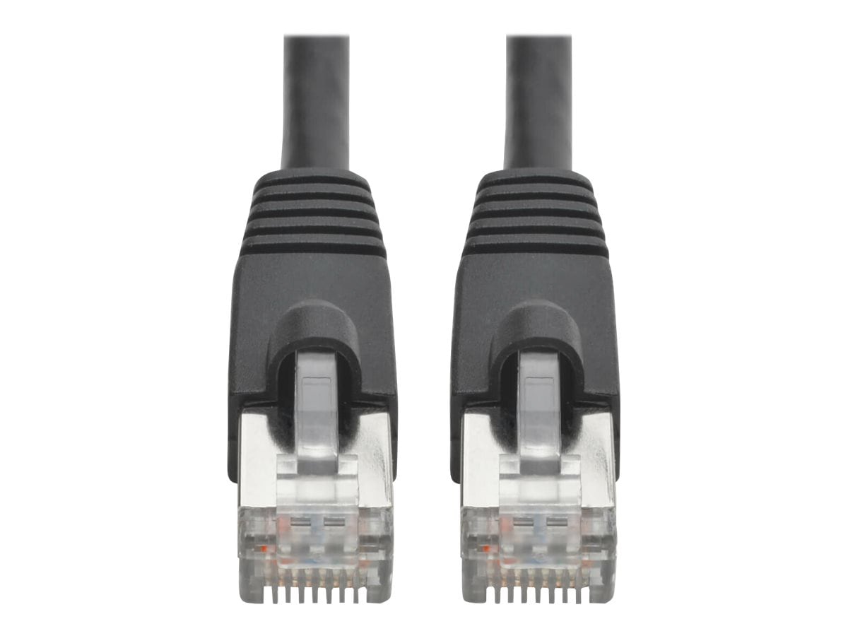 Eaton Tripp Lite Series Cat6a 10G Snagless Shielded STP Ethernet Cable (RJ45 M/M), PoE, Black, 6 ft. (1.83 m) - patch