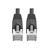Eaton Tripp Lite Series Cat6a 10G Snagless Shielded STP Ethernet Cable (RJ45 M/M), PoE, Black, 8 ft. (2.43 m) - patch