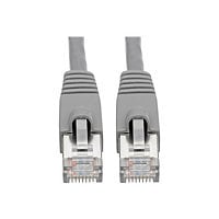 Tripp Lite Cat6a Ethernet Cable 10G STP Snagless Shielded PoE M/M Gray 15ft