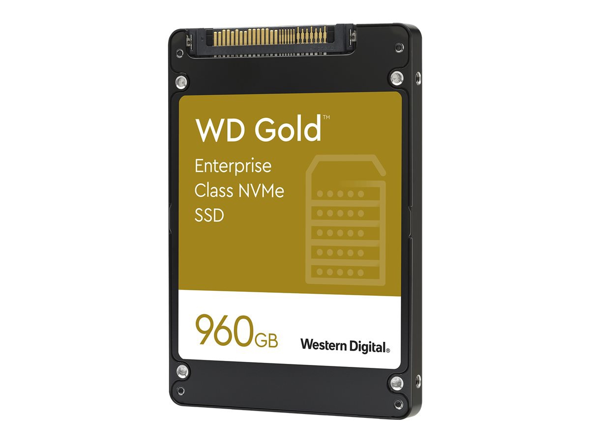 WD Gold Enterprise-Class SSD WDS960G1D0D - SSD - 0.96 TB - U.2 PCIe 3.1 x4 (NVMe)