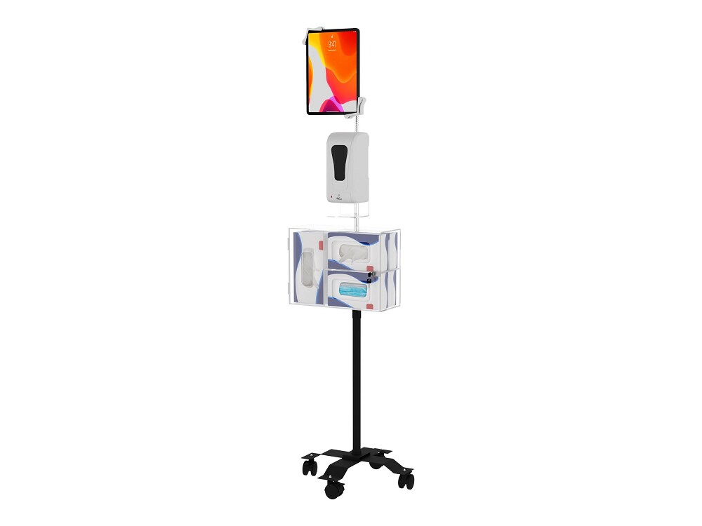 CTA Sanitizing Station Mobile Floor Stand with Gooseneck - cart - for table