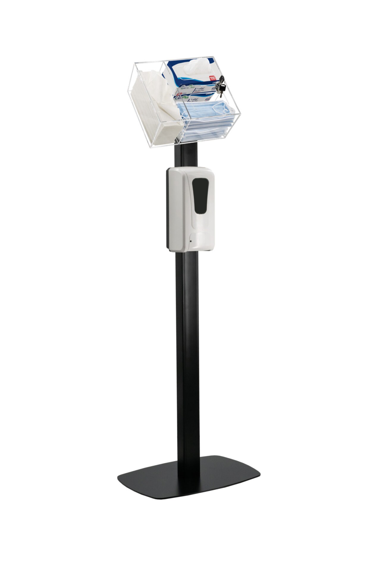 CTA Premium Thin Profile Sanitizing Station - hand sanitizer/soap dispenser