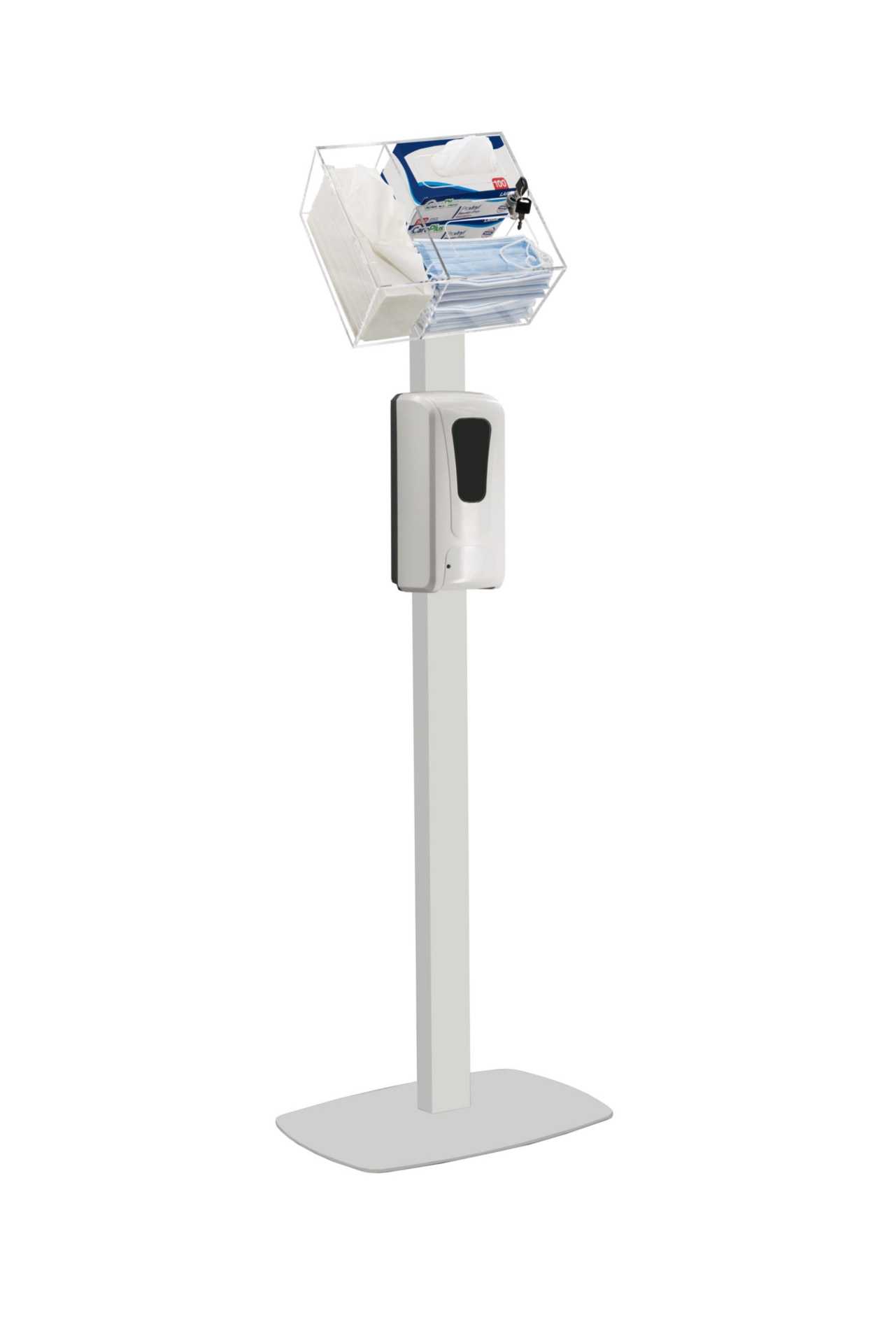 CTA Premium Thin Profile Sanitizing Station - hand sanitizer/soap dispenser
