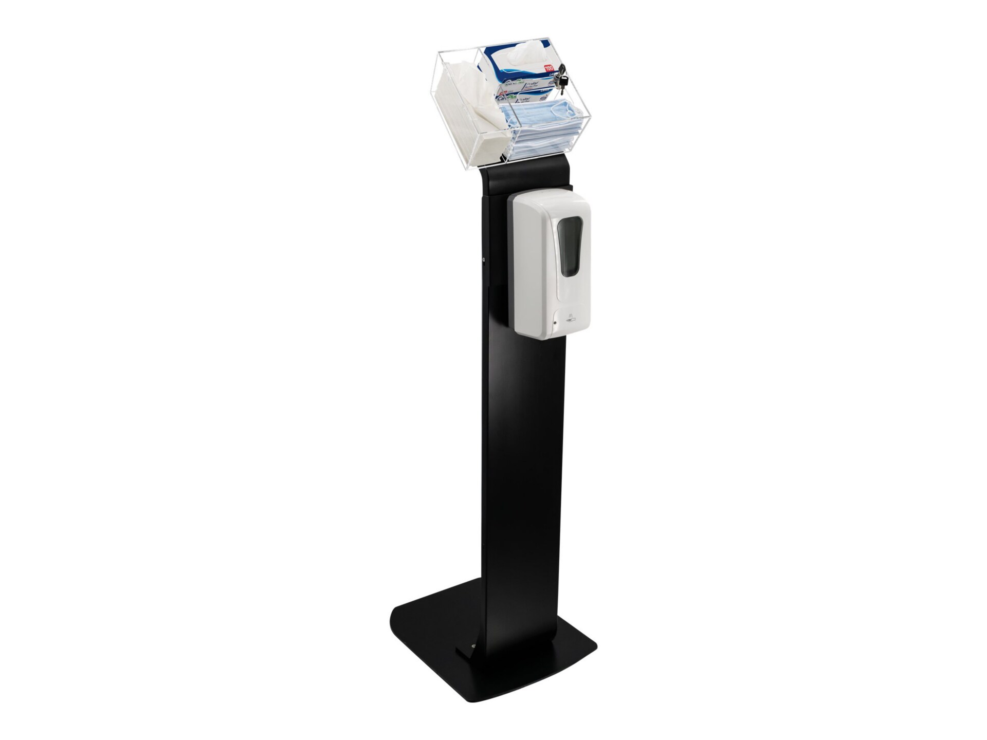 CTA Premium Locking Sanitizing Station Stand - hand sanitizer dispenser sta