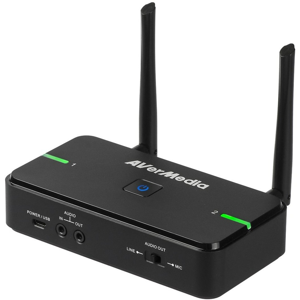 AVerMedia AW315S Wireless Microphone and Receiver - TAA/NDAA Compliant