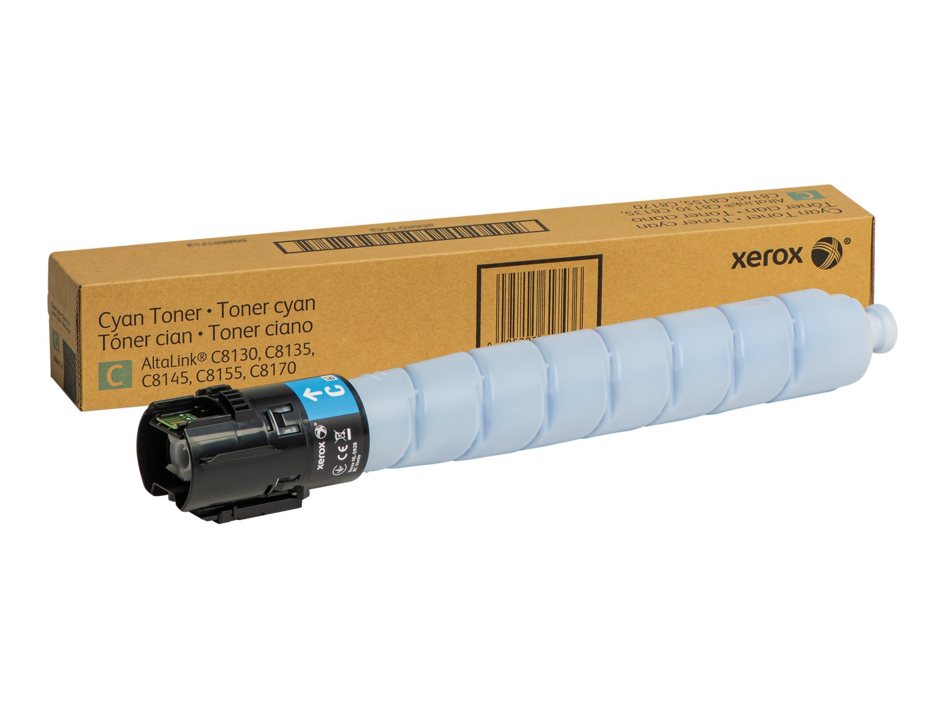 Xerox - cyan - original - toner cartridge