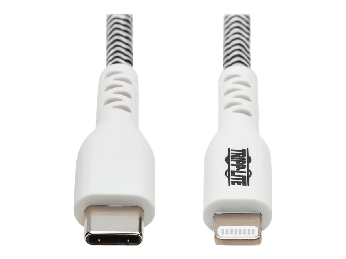Eaton Tripp Lite Series Heavy-Duty USB-C to Lightning Sync/Charge Cable, MF