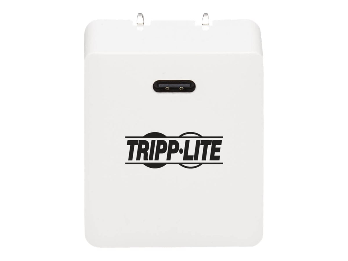 Tripp Lite USB C Wall Charger Compact 40W GaN Technology Power Delivery 3,0