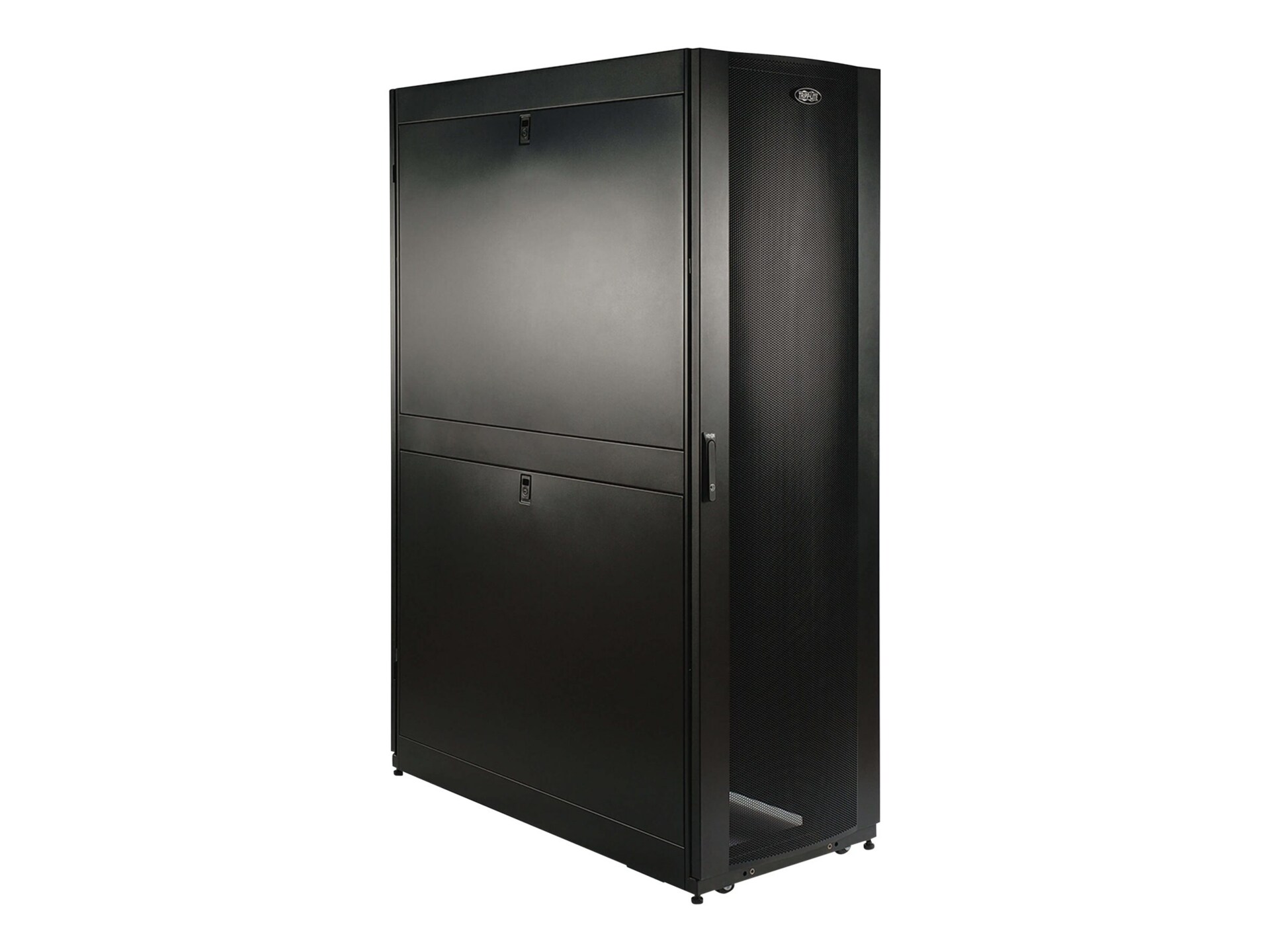 Tripp Lite 45U Extra-Deep Server Rack - 48 in. (1219 mm) Depth, Doors & Side Panels Included - rack - 45U