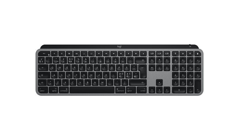 Logitech MX Keys Advanced Wireless Illuminated Keyboard for Mac - keyboard - space gray