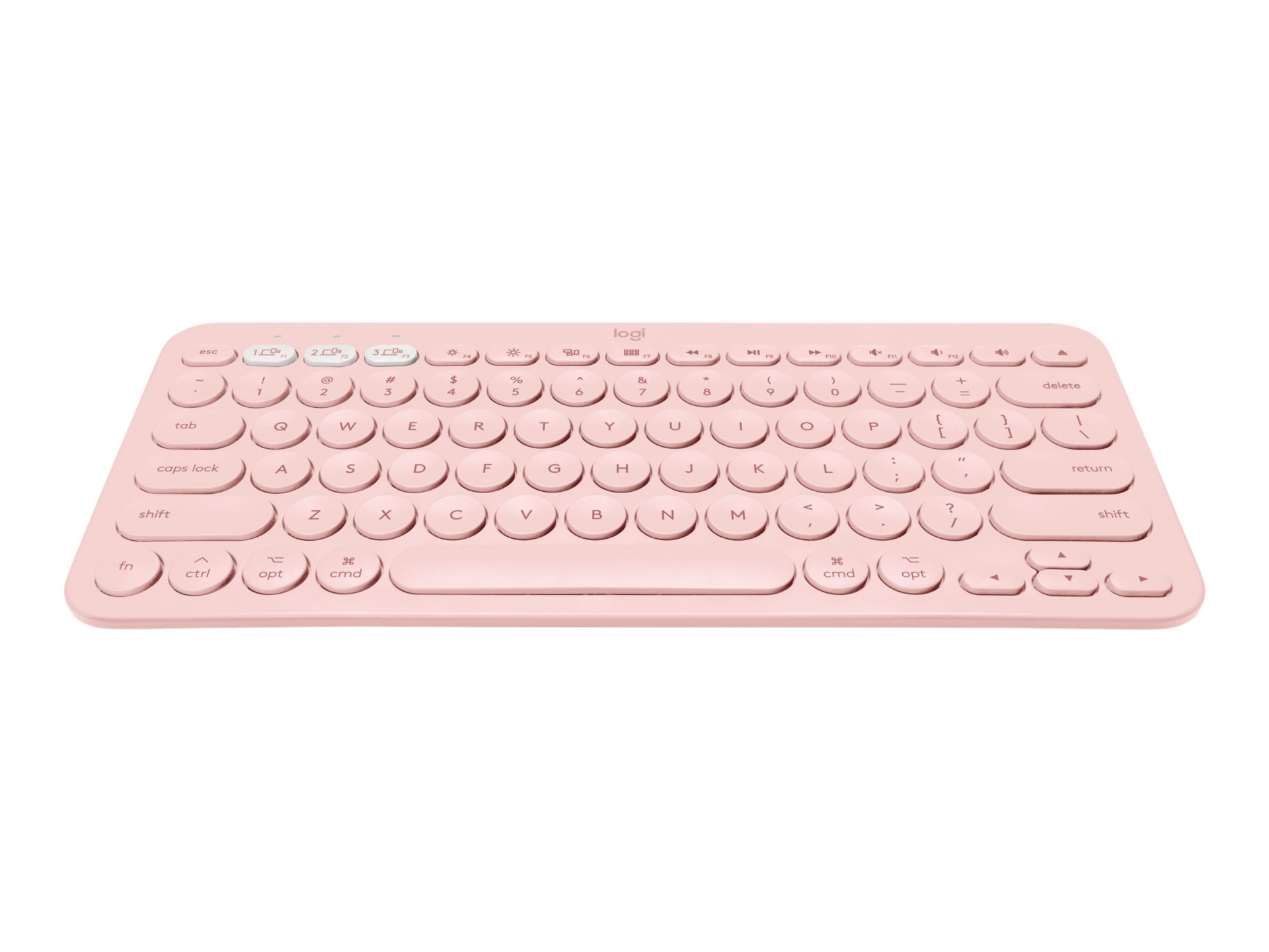 Logitech Multi-Device Bluetooth Keyboard for Mac keyboard - rose - 920-009728 - -