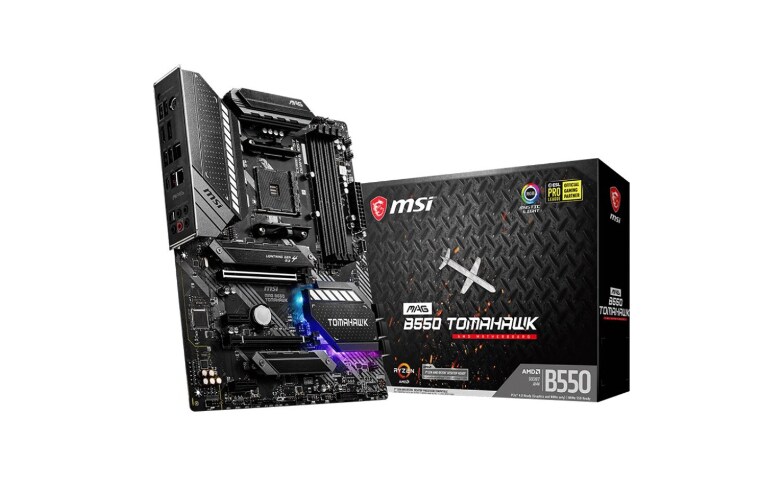 MSI MAG B550 TOMAHAWK Desktop Motherboard - AMD B550 Chipset - Socket AM4 -  ATX - B550TMHWK - Motherboards 