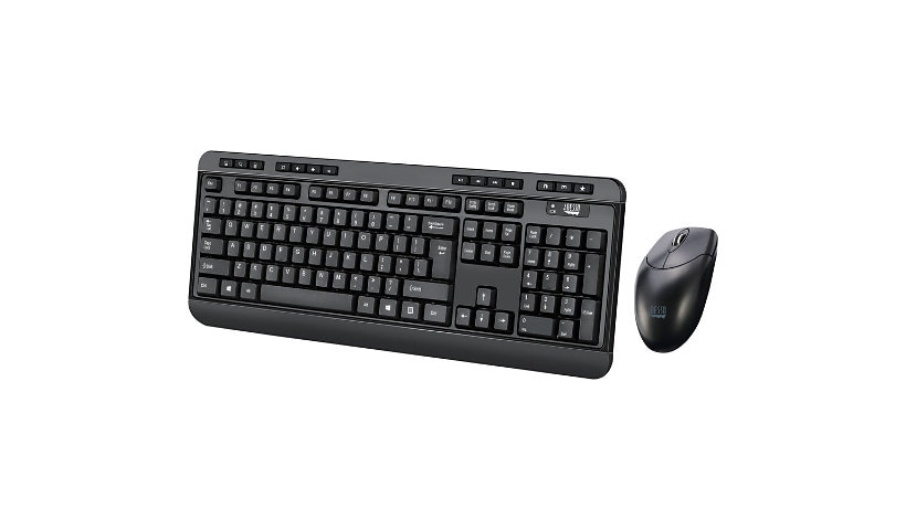Adesso EasyTouch WKB-1320CB - keyboard and mouse set - QWERTY - US