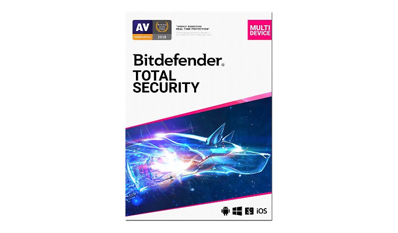 BitDefender Total Security 2020 - licence d'abonnement (1 an) - 5 périphériques