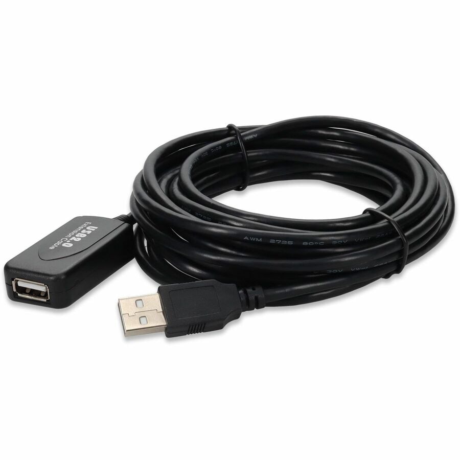 Proline 4.57m USB 2.0 (A) Male Female Black Cable