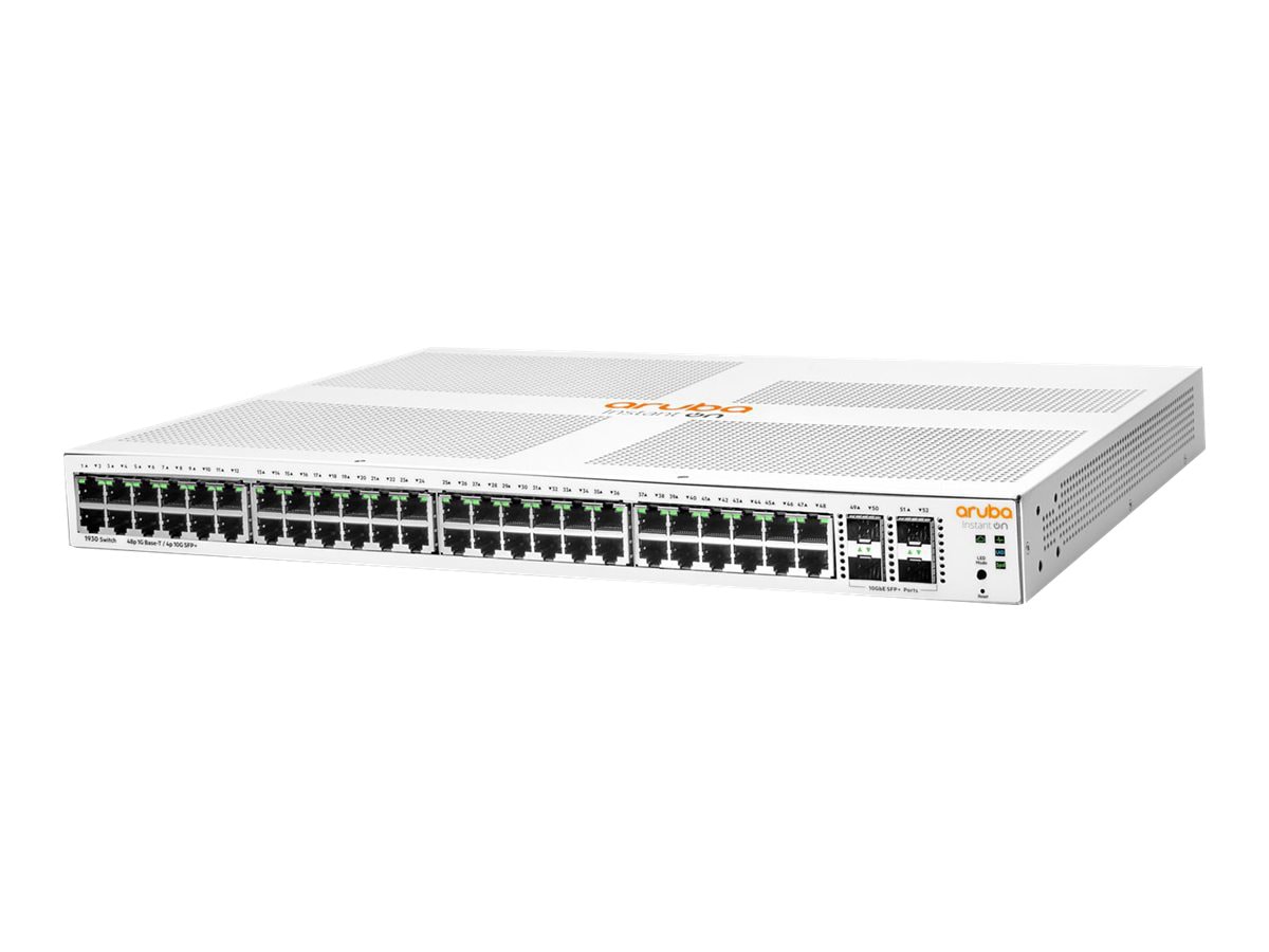HPE HPE Networking Instant On 1930 48G 4SFP/SFP+ Switch - switch - 48 ports
