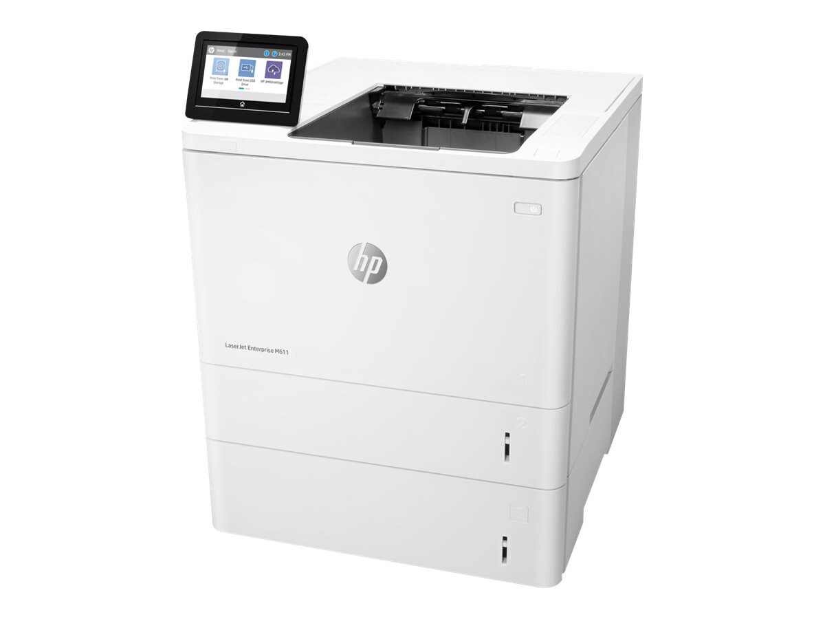 HP LaserJet Enterprise M611x Desktop Laser Printer - Monochrome