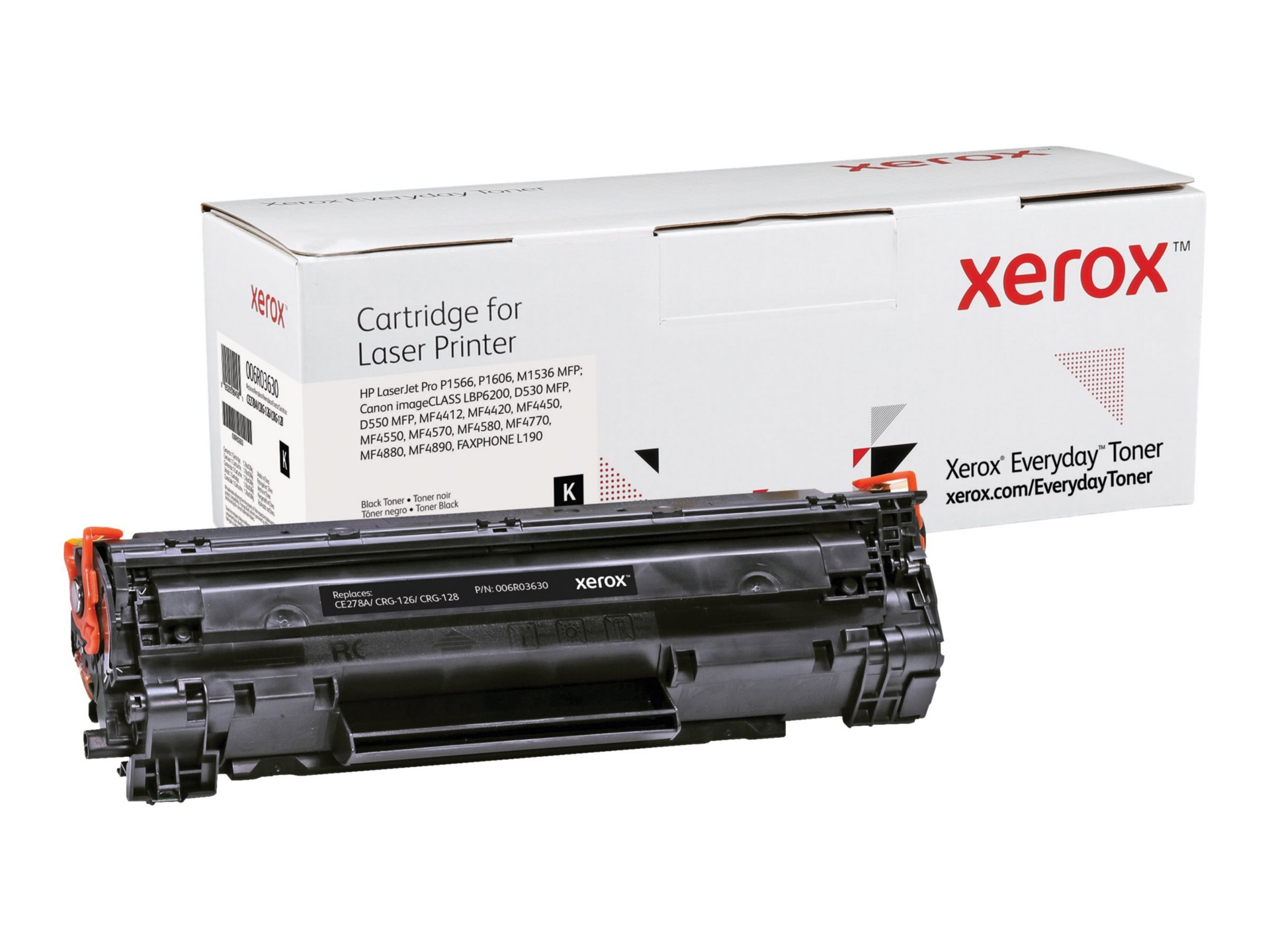Everyday - black - compatible - toner cartridge (alternative for: Canon CRG-126, Canon CRG-128, HP CE278A)