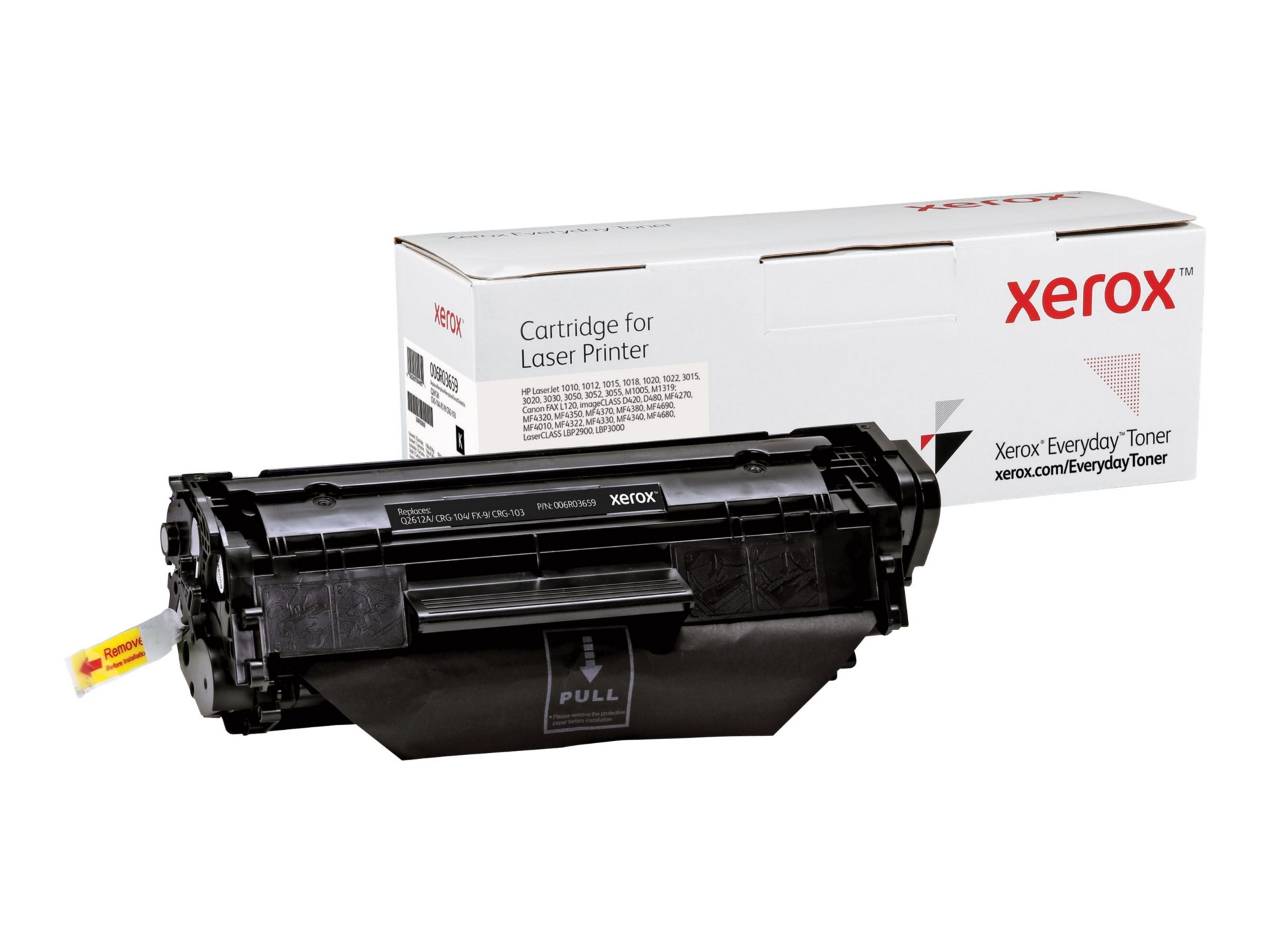 Everyday - black - compatible - toner cartridge (alternative for: Canon CRG-103, Canon CRG-104, Canon FX-9, HP Q2612A)