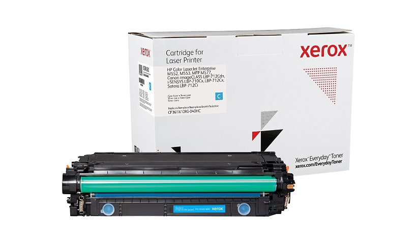 Everyday - High Yield - cyan - compatible - toner cartridge (alternative for: Canon CRG-040HC, HP CF361X)