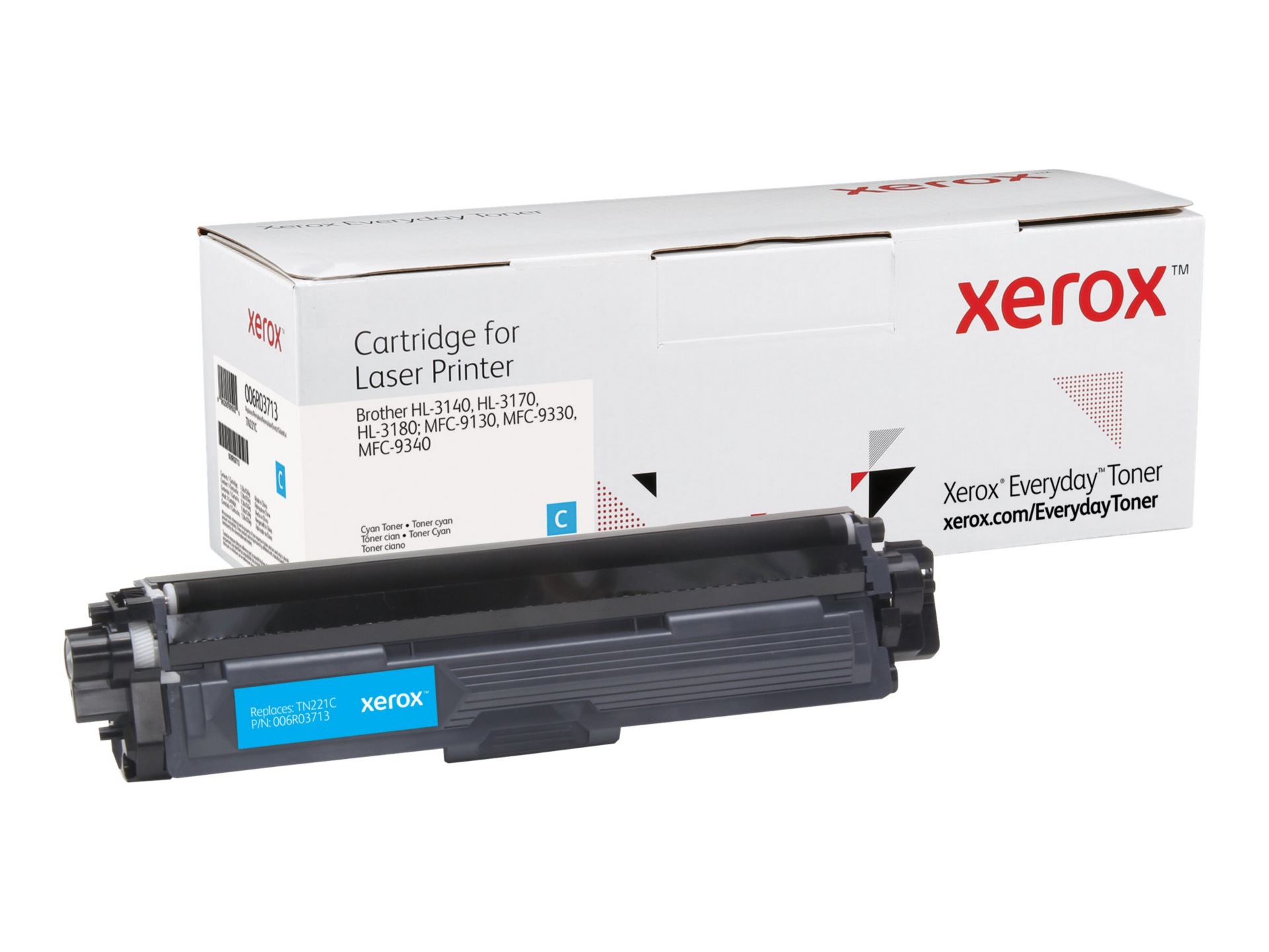 Everyday - cyan - compatible - toner cartridge (alternative for: Brother TN221C)