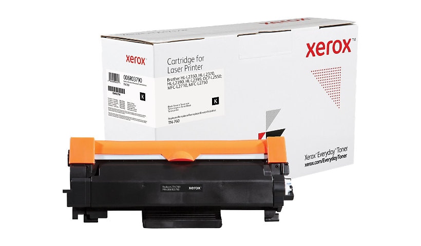 Everyday - black - compatible - toner cartridge (alternative for: Brother TN760)