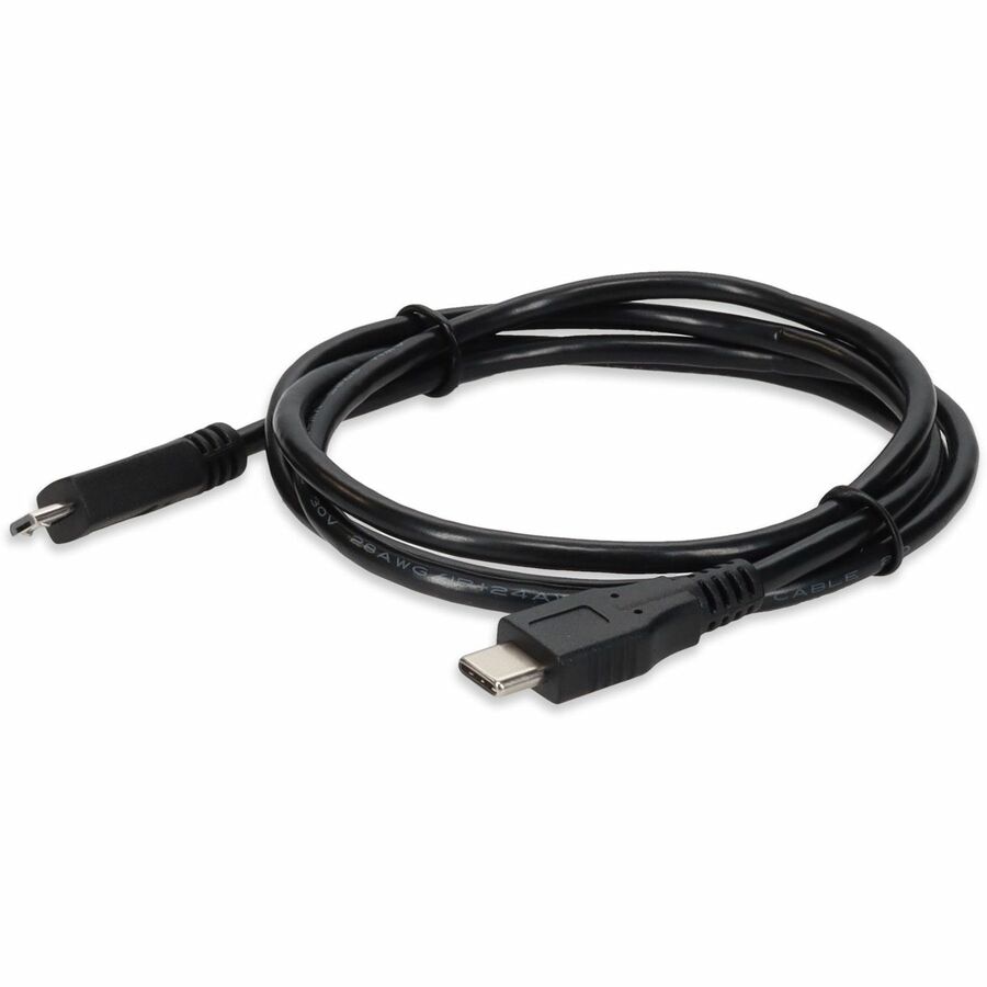 Proline 1m USB C 3.1 Male to Micro USB B 2.0 Male Black Adapter Cable