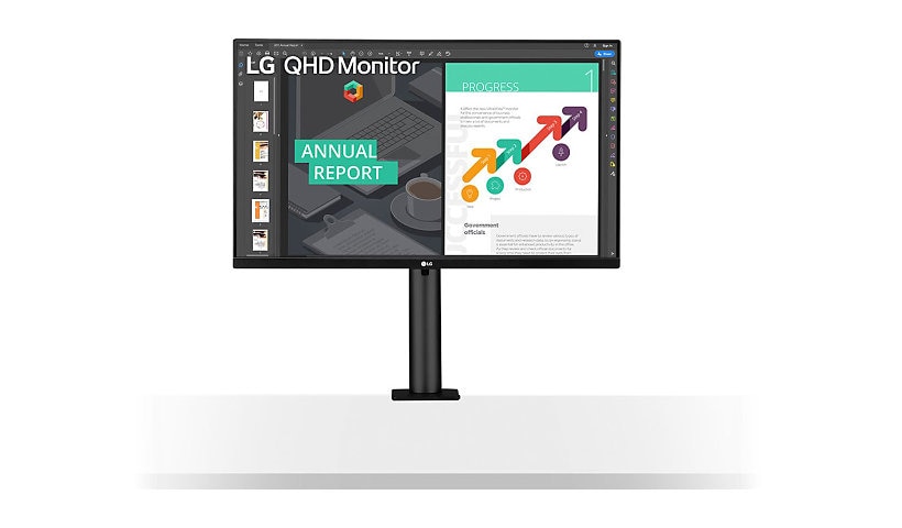 LG Ergo 27QN880-B - LED monitor - 27" - HDR