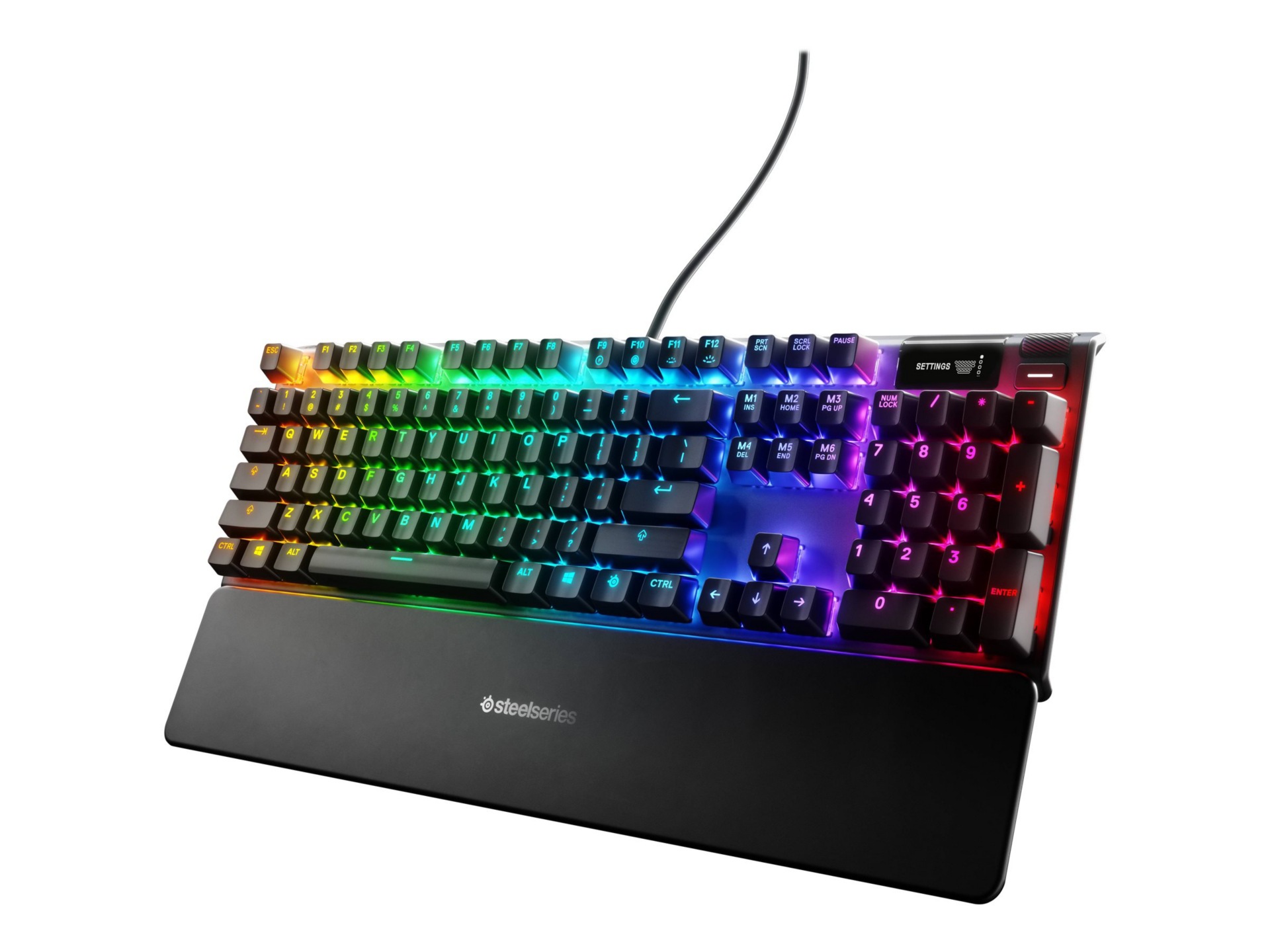 SteelSeries Apex 7 - keyboard - with display - US