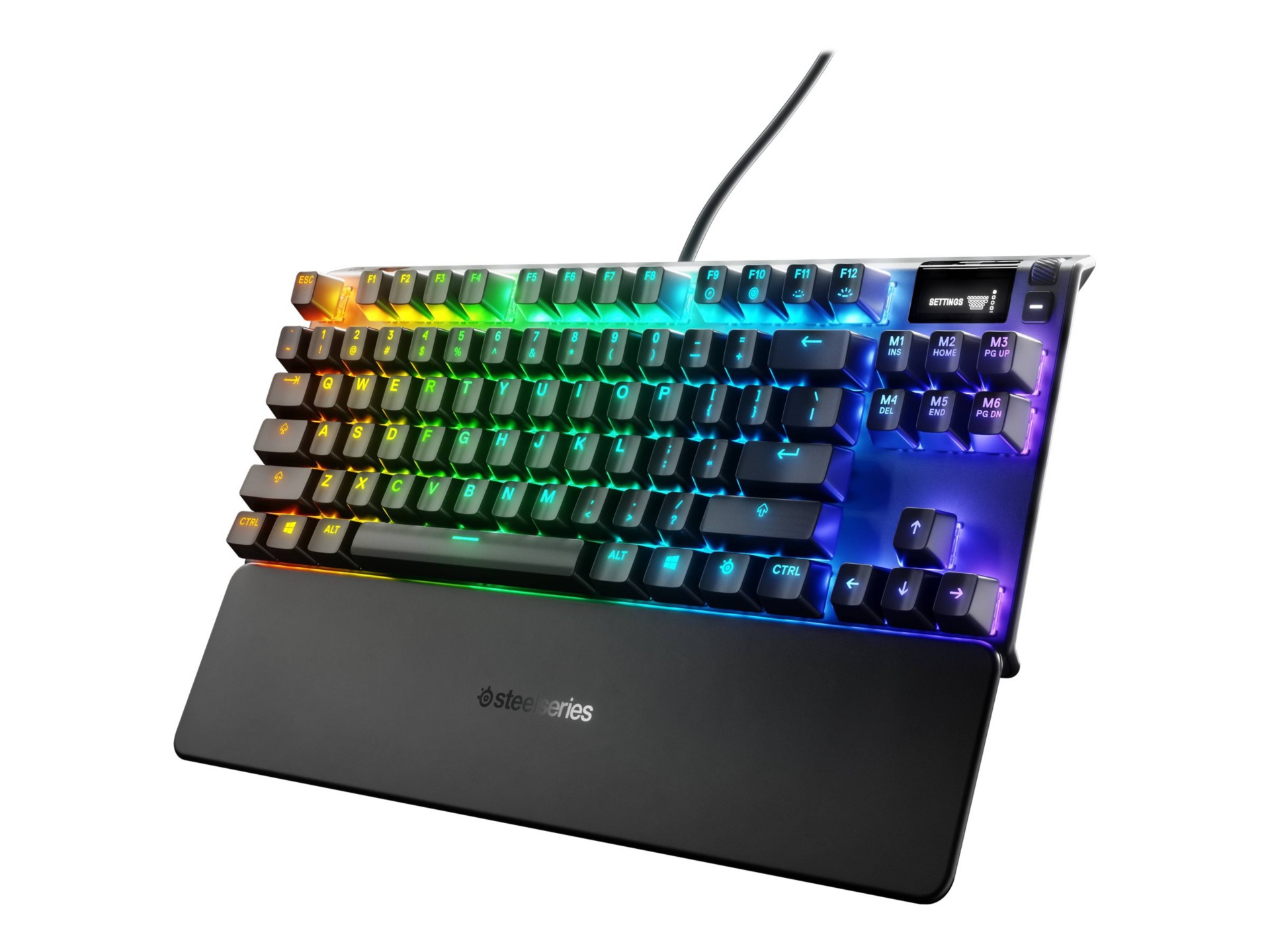 SteelSeries Apex 7 TKL - keyboard - with display - QWERTY