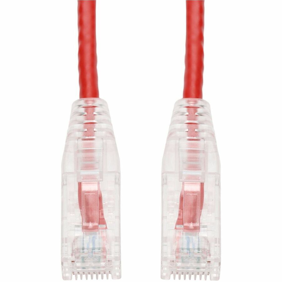 Proline 25ft Red CAT 6 Slim PVC Ethernet Cable Snagless Clear-Claw RJ-45 M/M