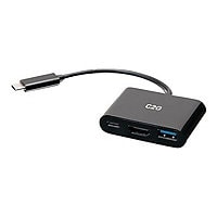 C2G USB C Docking Station with 4K HDMI, USB, and USB C - Power Delivery up to 60W