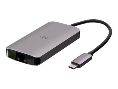 C2G USB C Portable Docking Station with 4K HDMI, USB, and USB C - Power Delivery up to 100W - C2G54456 - Docking Stations & Port - CDW.com