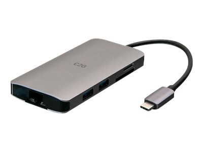 C2G USB C Docking Station - Mini Docking Station with 4K HDMI, USB, Ethernet, and USB C - Power Delivery up to 100W