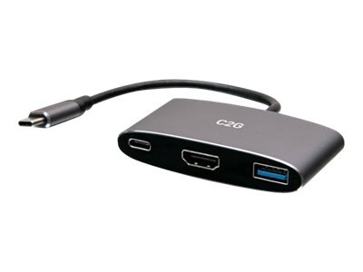 C2G USB C Docking Station with 4K HDMI, USB, and USB C - Power Delivery up to 100W