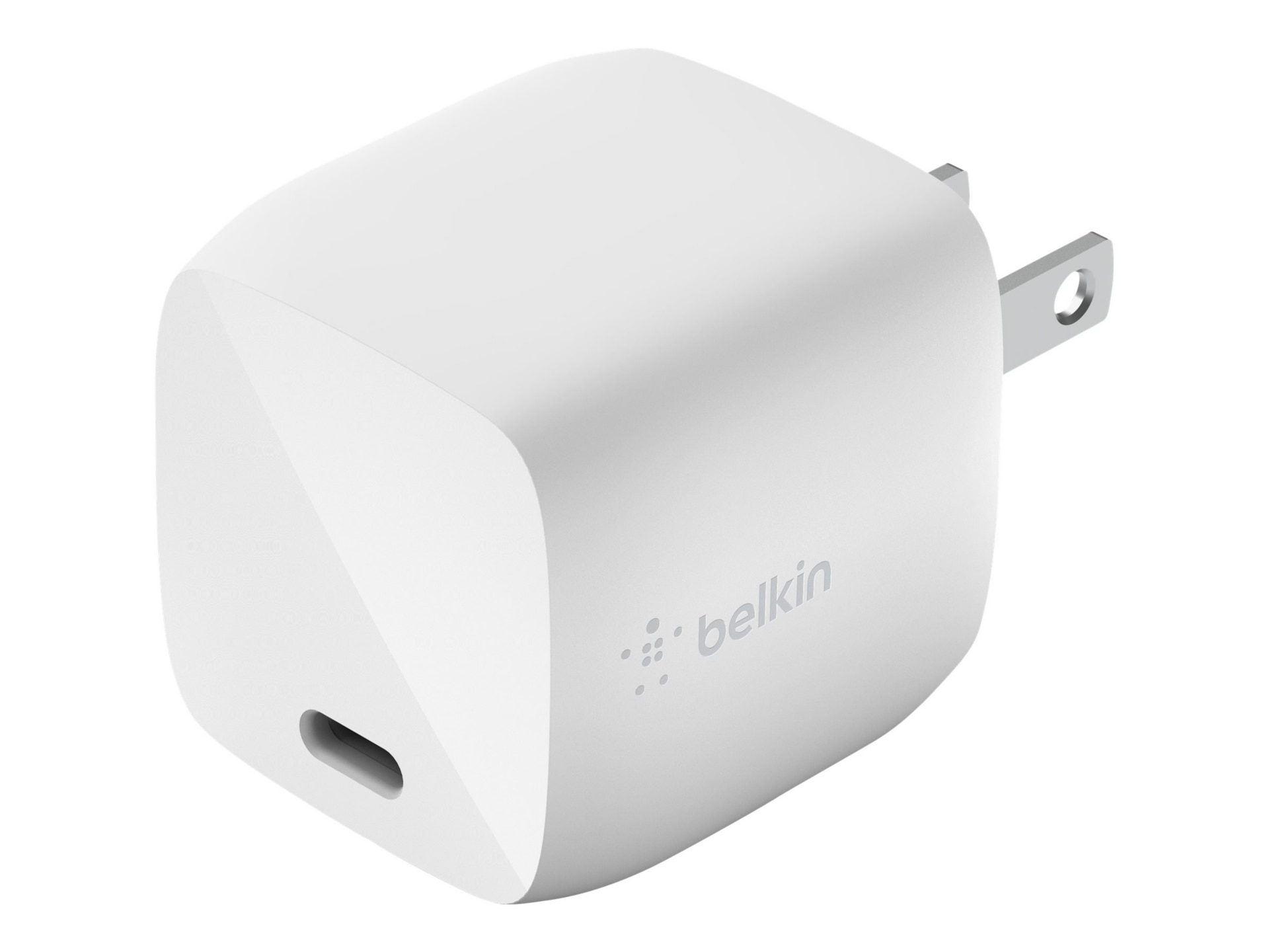 Belkin 30W Portable GaN Wall Charger - 1xUSB-C (30W) - with