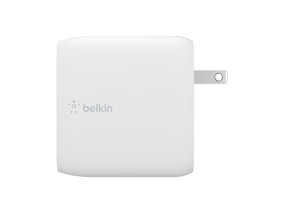 Belkin BOOST CHARGE™ Dual USB-C GaN Wall Charger 68W​ + USB-C Cable - White