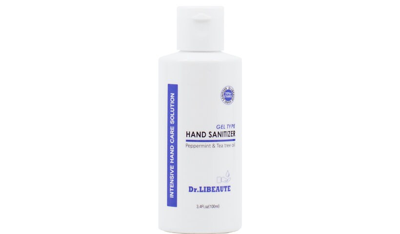 Dr. Libeaute 3.4oz. Gel Squeeze Bottle All Natural Hand Sanitizer 18pk