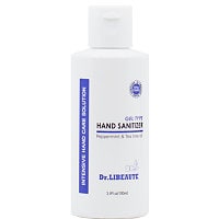 Dr. Libeaute 3.4oz. Gel Squeeze Bottle All Natural Hand Sanitizer 18pk